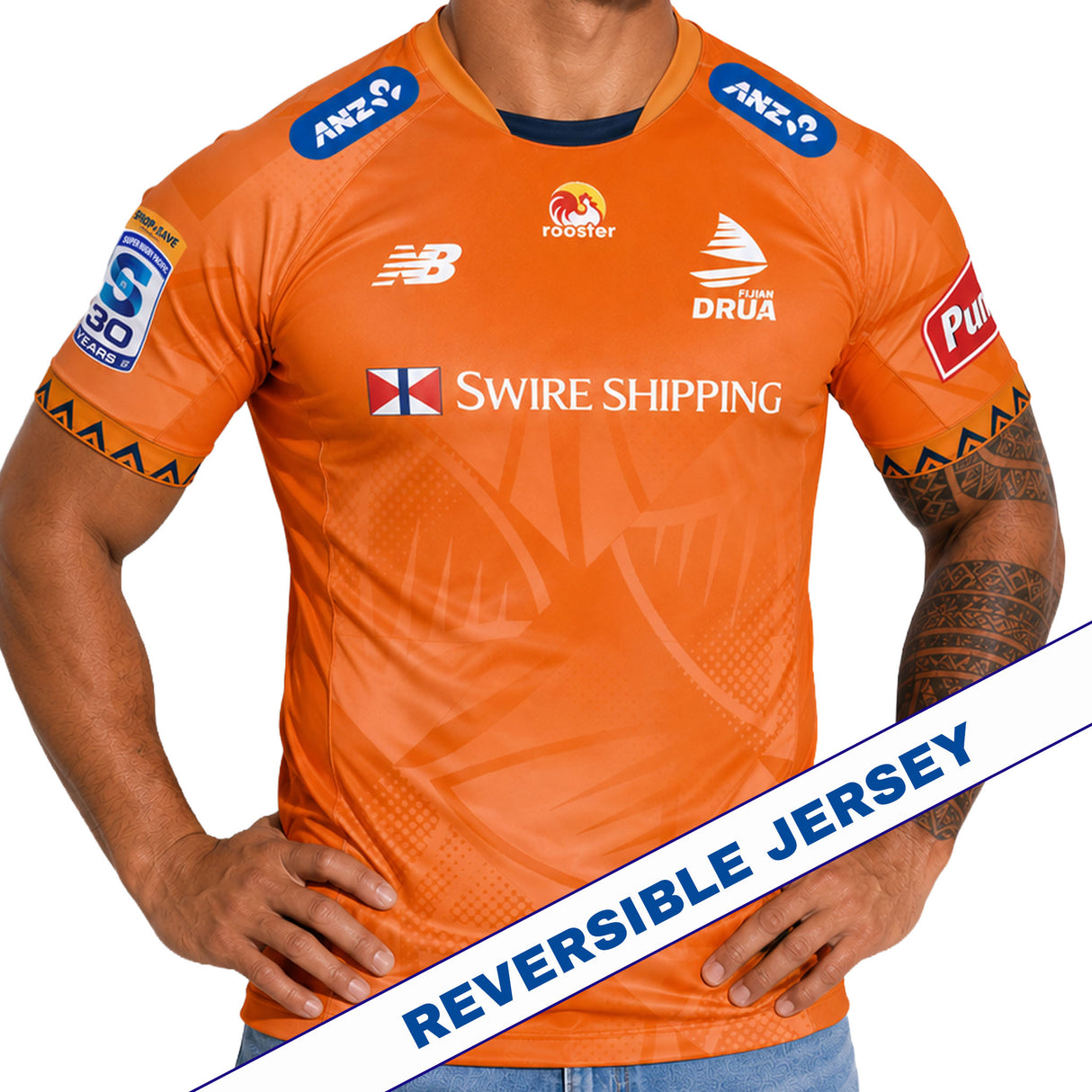 Fiji Drua Reversible Training Jersey
