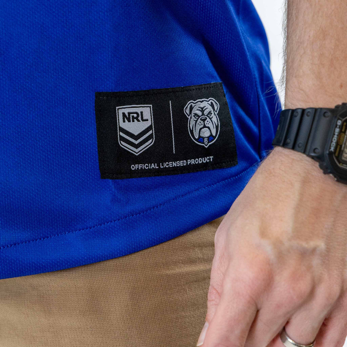 NRL Bulldogs 'Homer' Baseball Shirt
