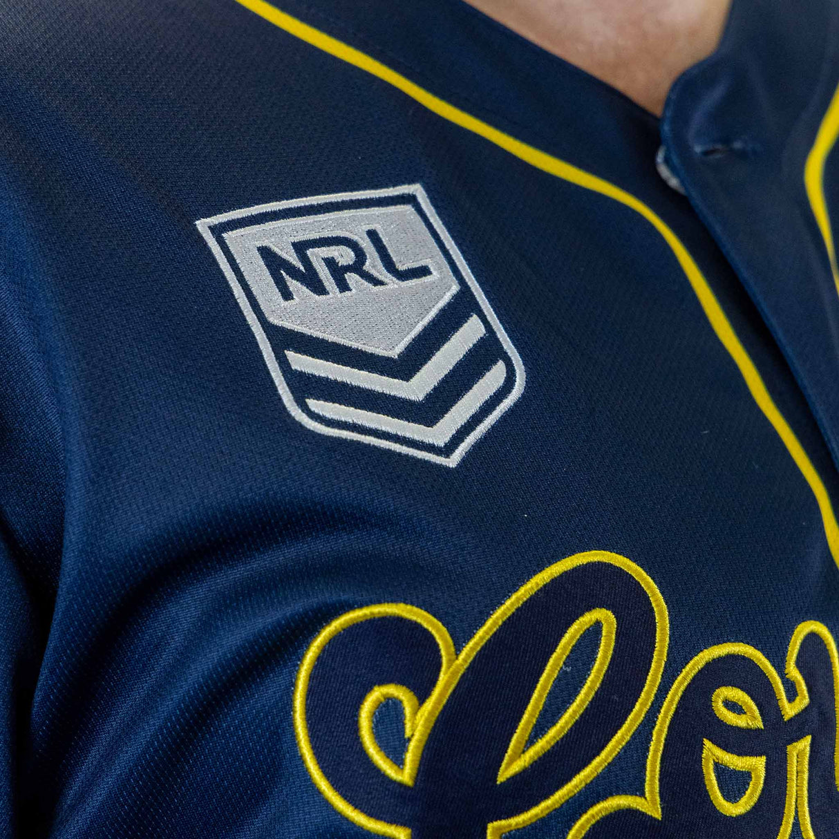 NRL Cowboys 'Homer' Baseball Shirt