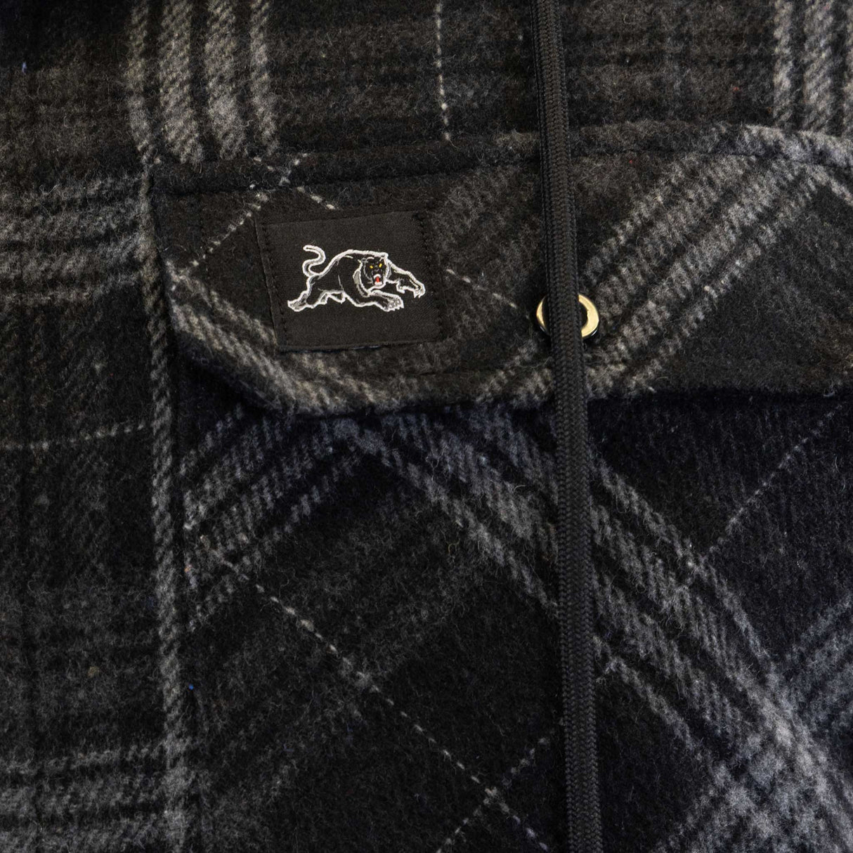 NRL Panthers 'Highland' Hooded Flannel Shirt