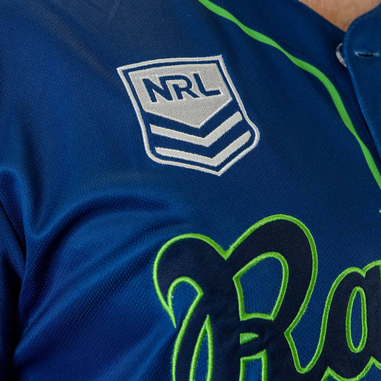 NRL Raiders 'Homer' Baseball Shirt