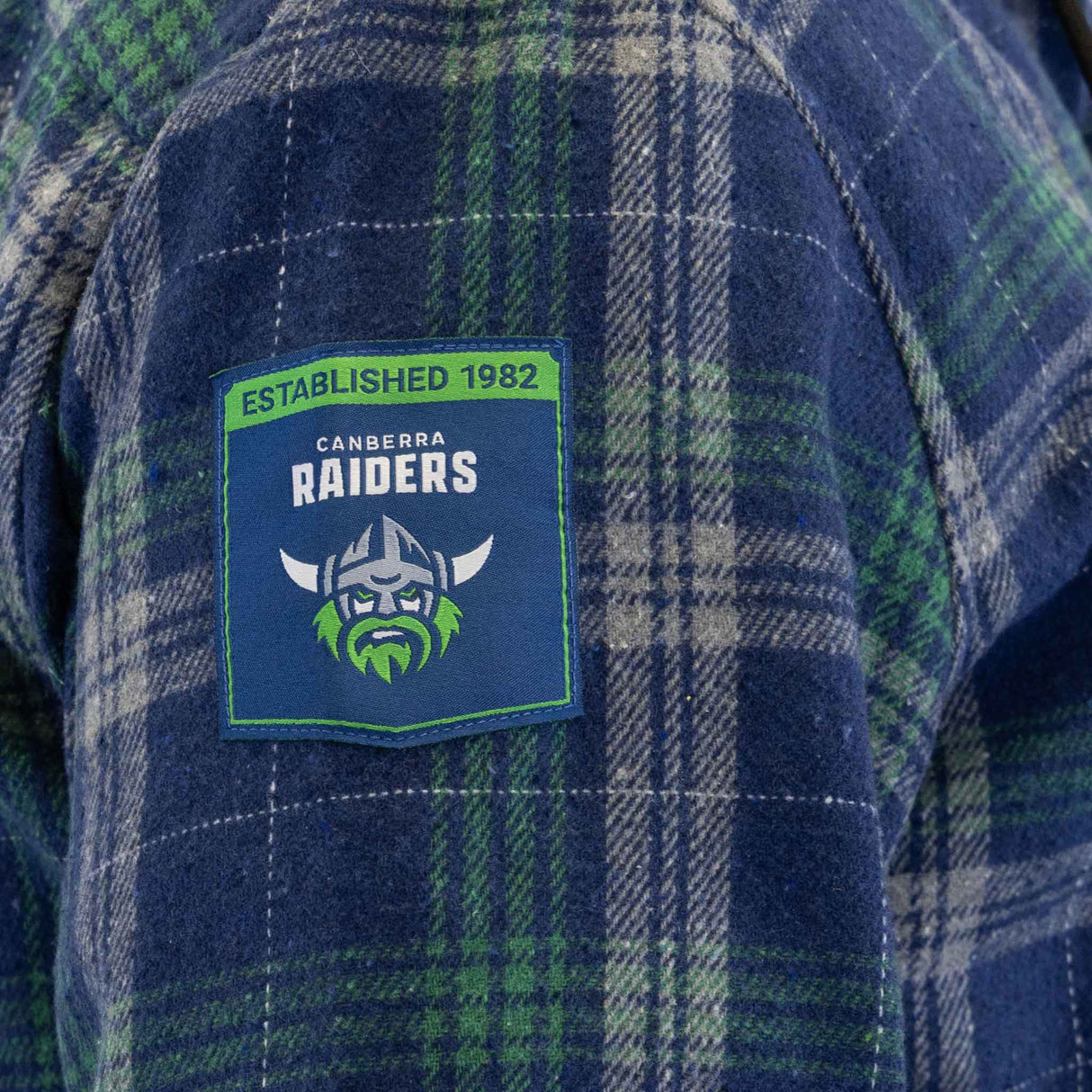NRL Raiders 'Highland' Hooded Flannel Shirt