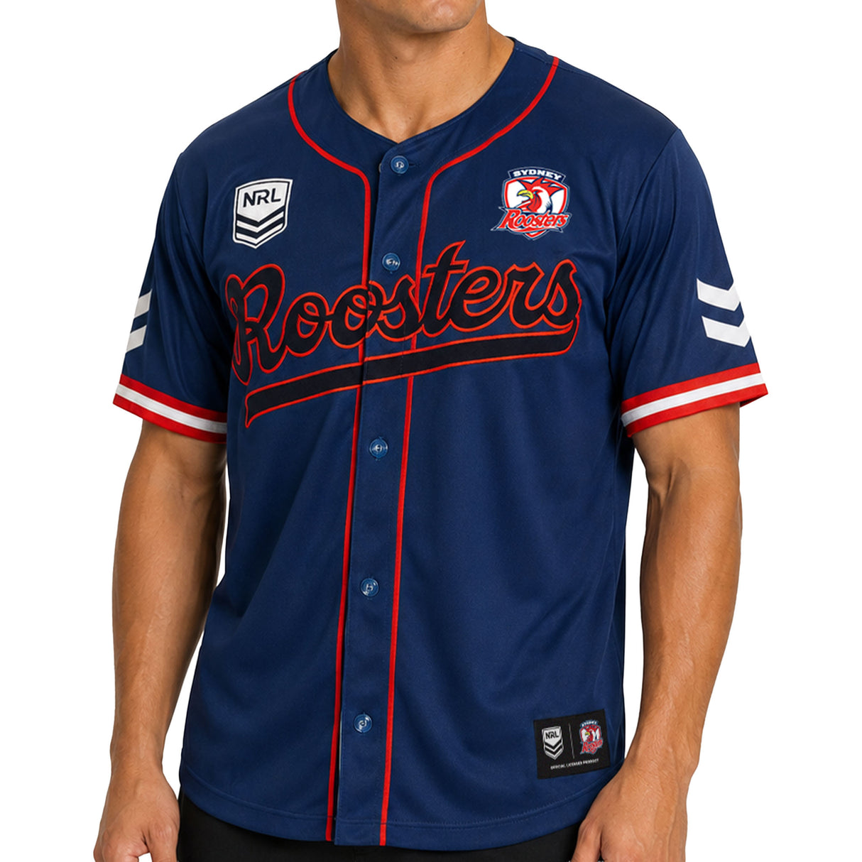 NRL Roosters 'Homer' Baseball Shirt