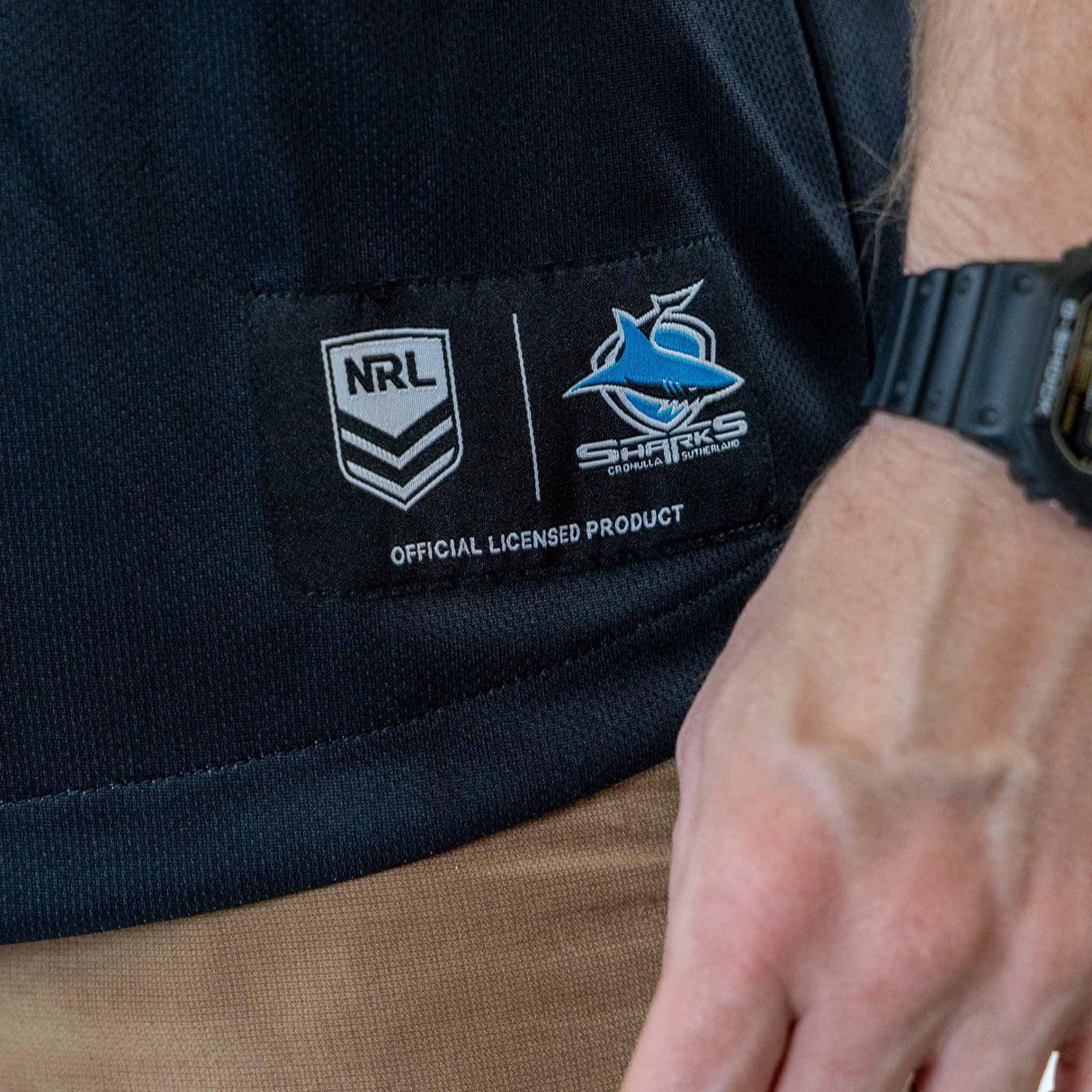 NRL Sharks 'Homer' Baseball Shirt
