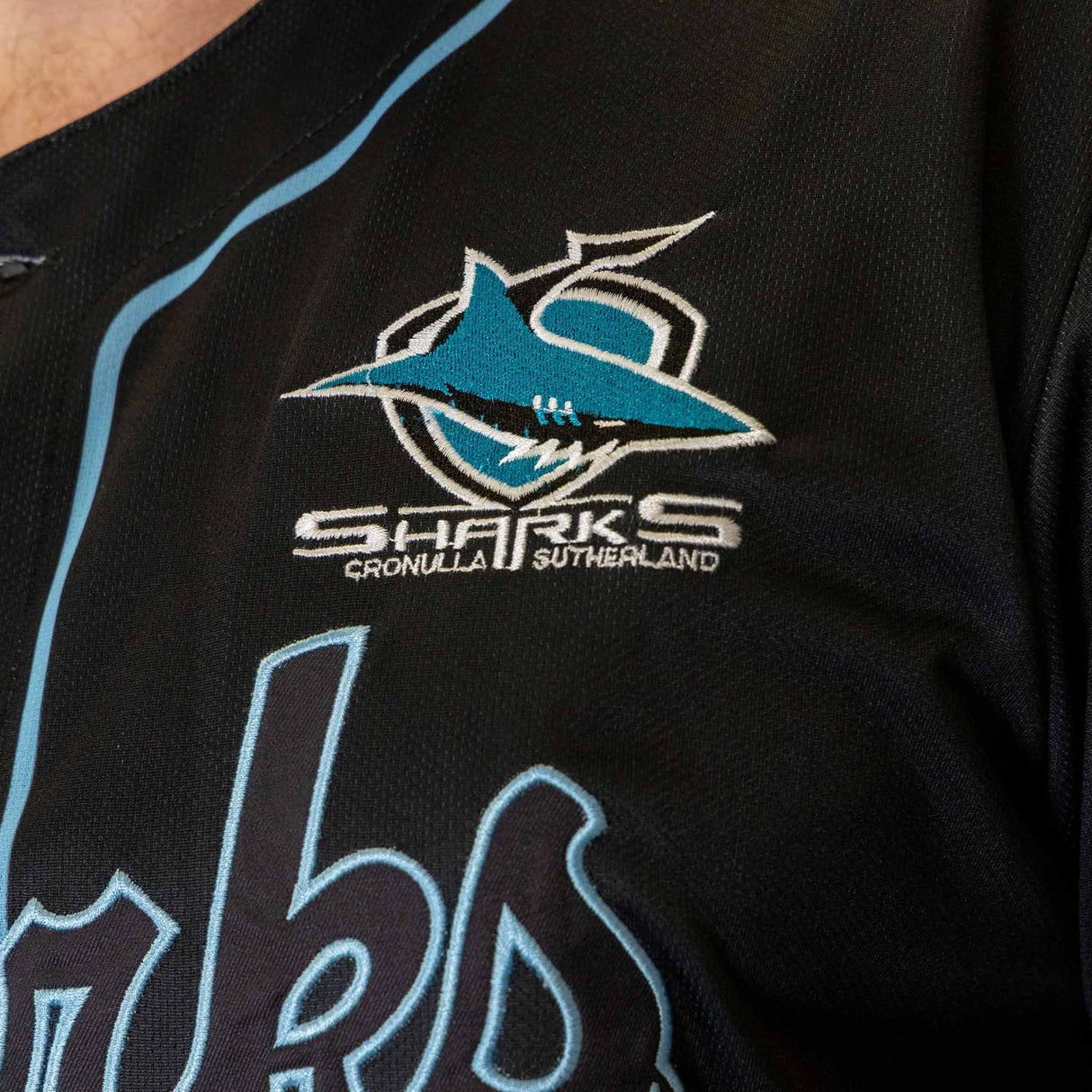 NRL Sharks 'Homer' Baseball Shirt