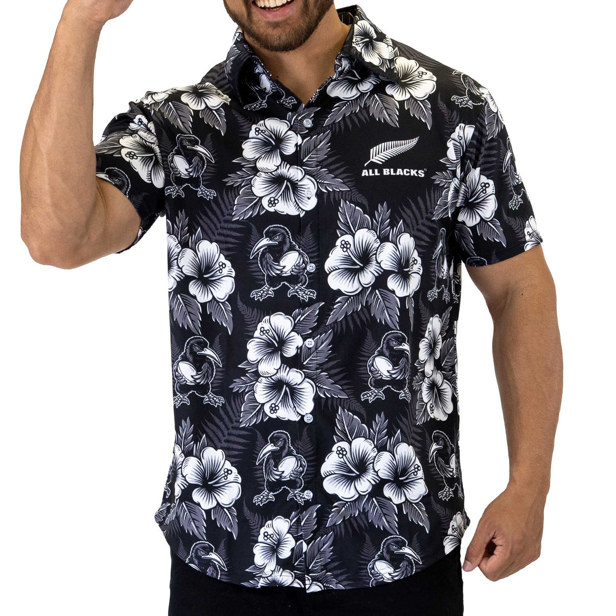 All Blacks 'Nelson' Hawaiian Shirt