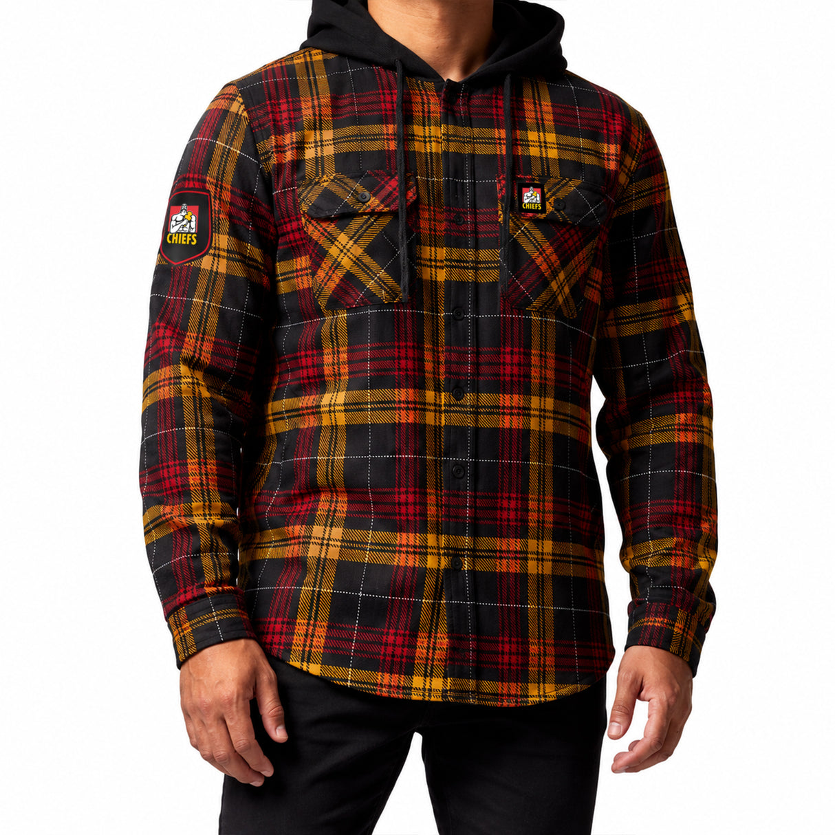 NZ Chiefs Hooded Flannel