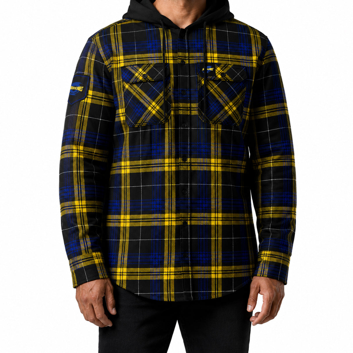 NZ Hurricanes Hooded Flannel