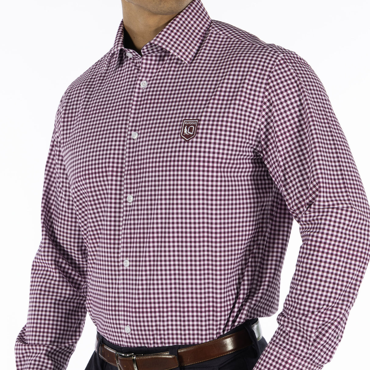 QLD Maroons 'Dawson' Dress Shirt