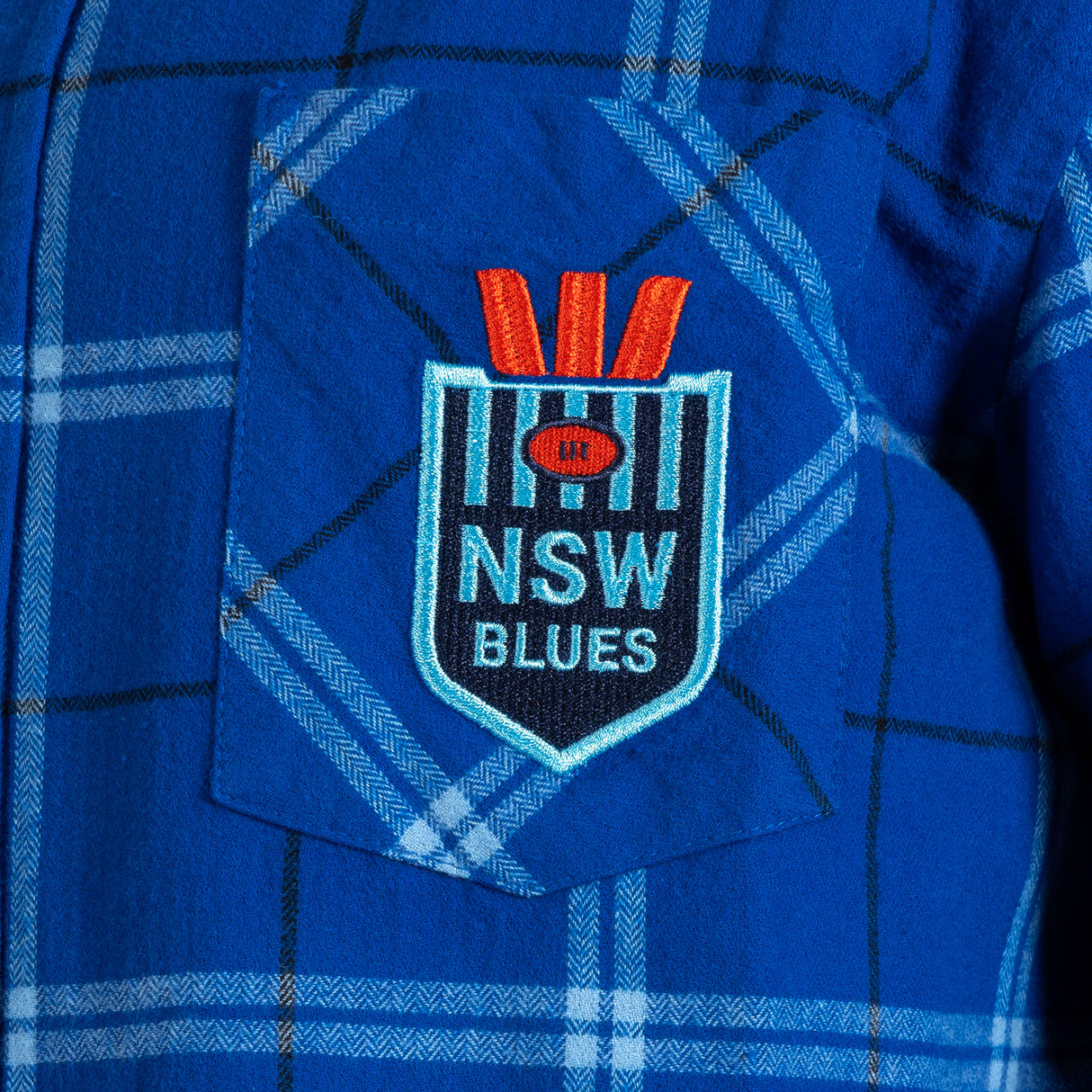 NSW Blues 'Mustang' Flannel Shirt