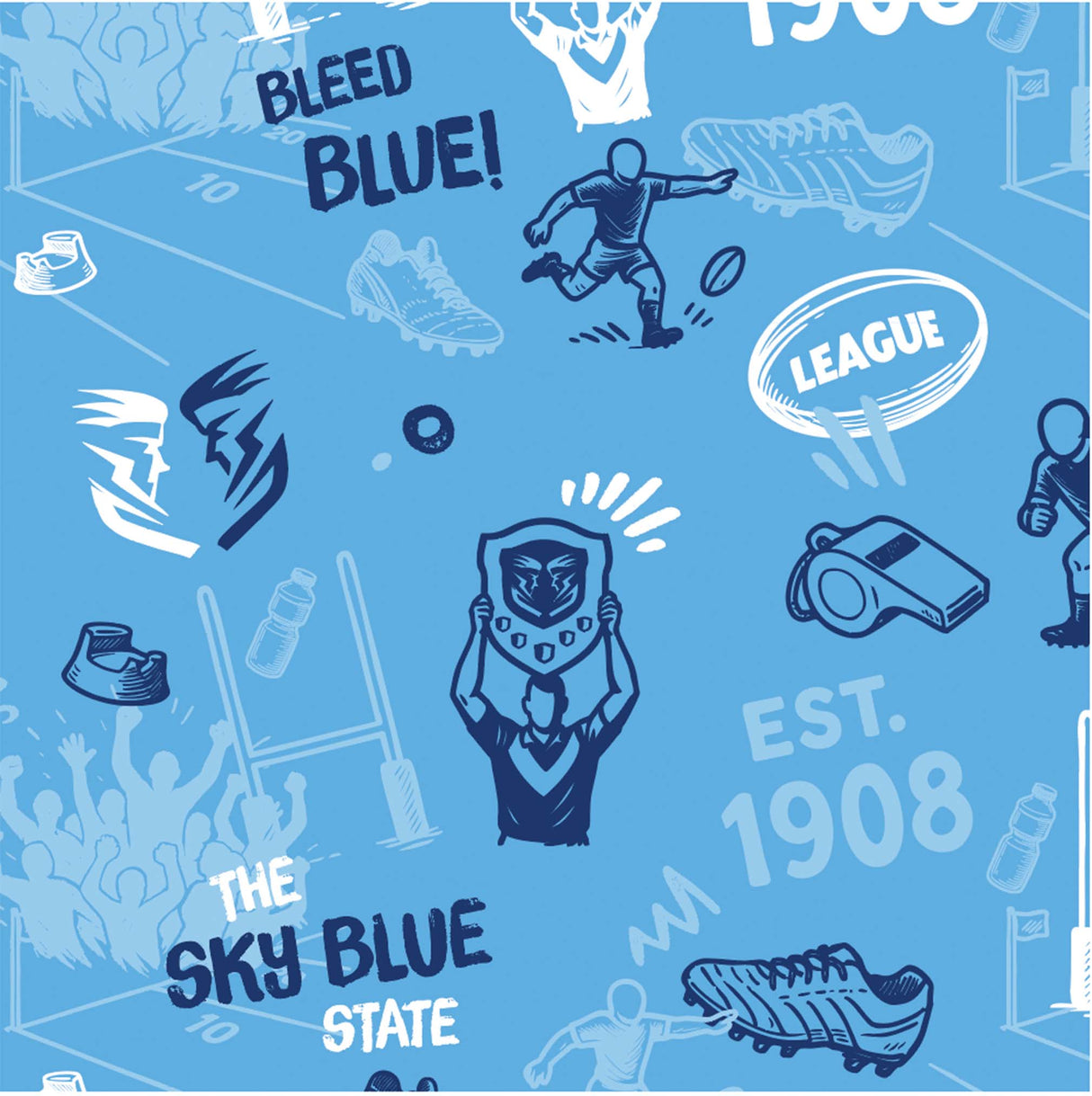 NSW Blues 'Scrambler' Golf Polo