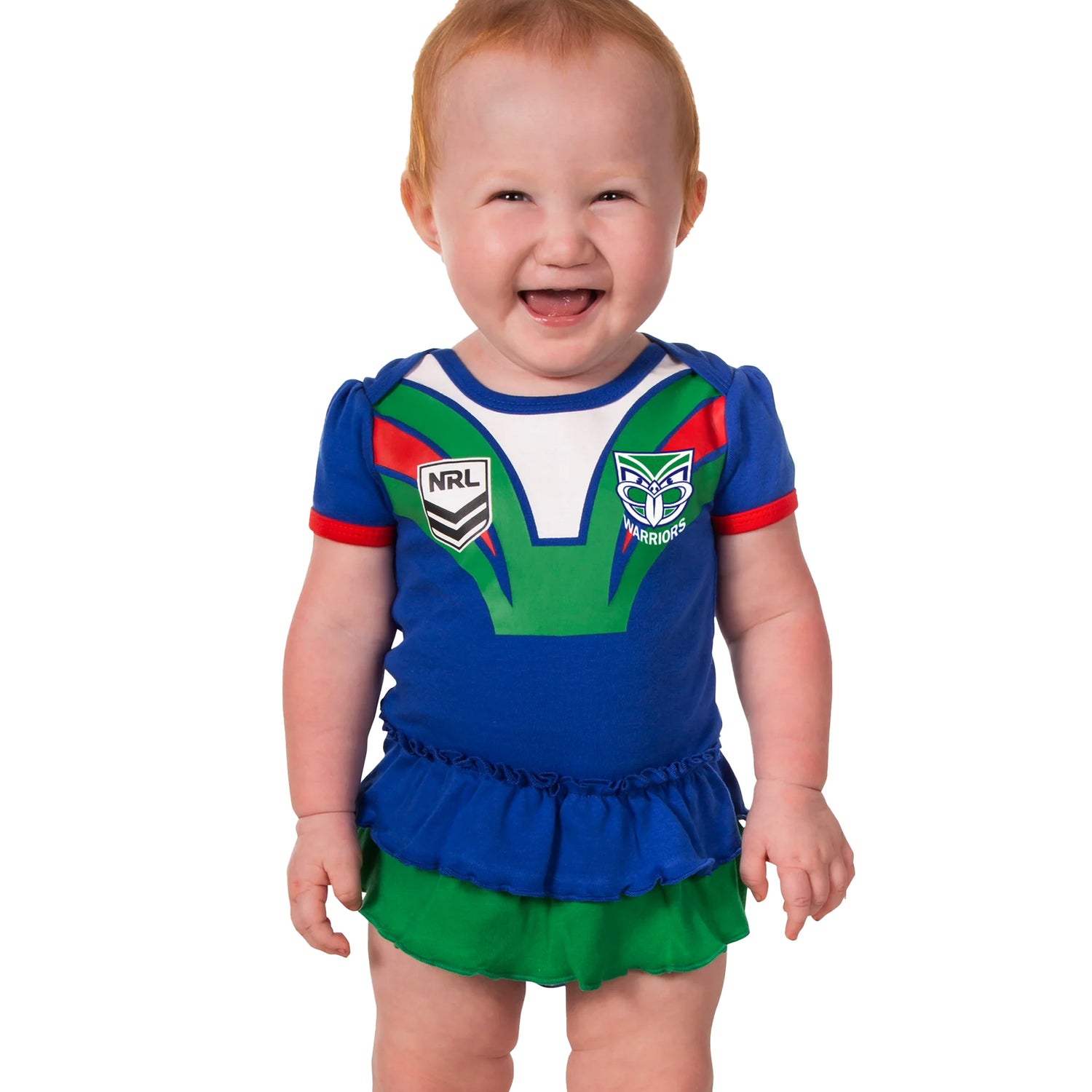 NRL Warriors Girls Footysuit