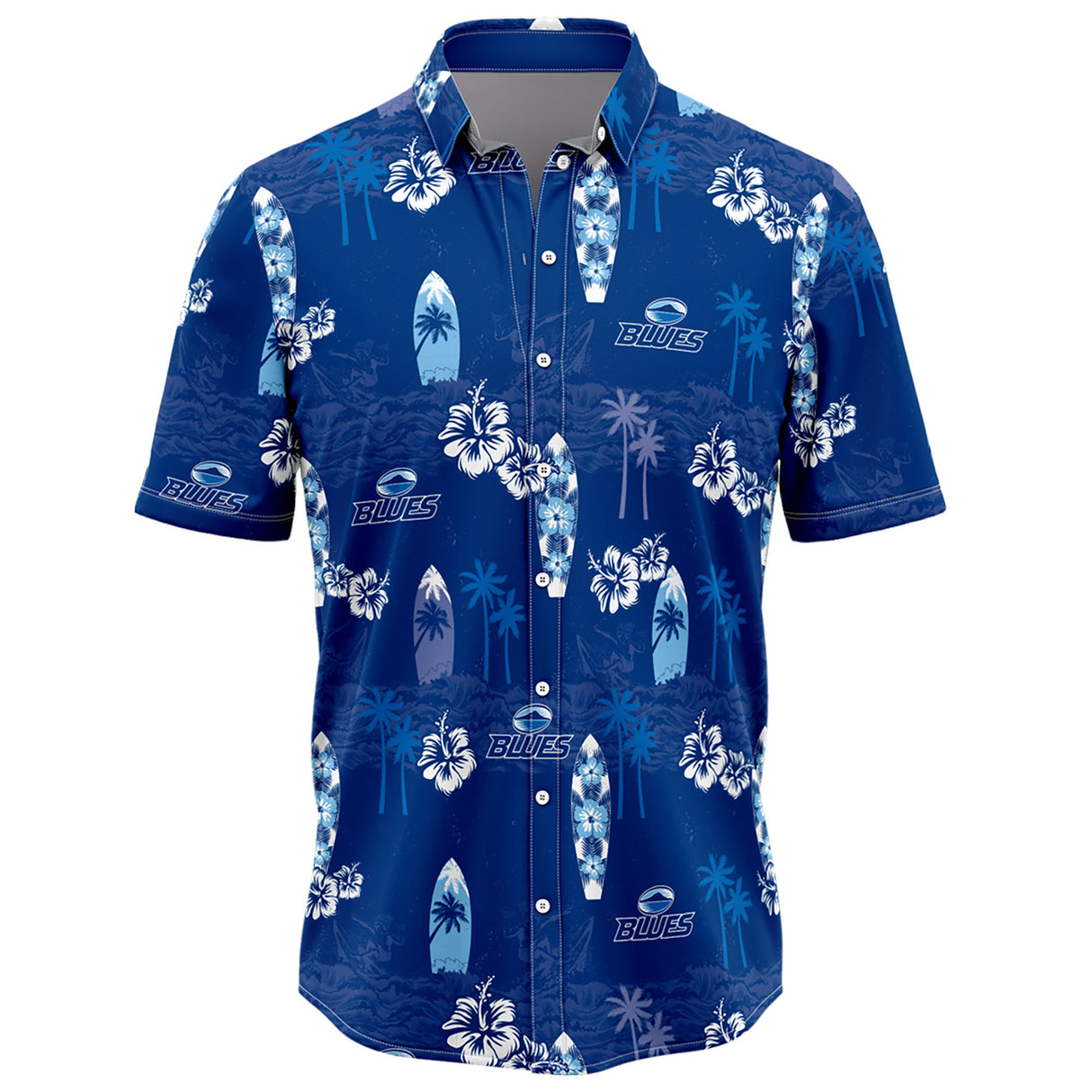 NZ Blues 'Shaka' Hawaiian Shirt