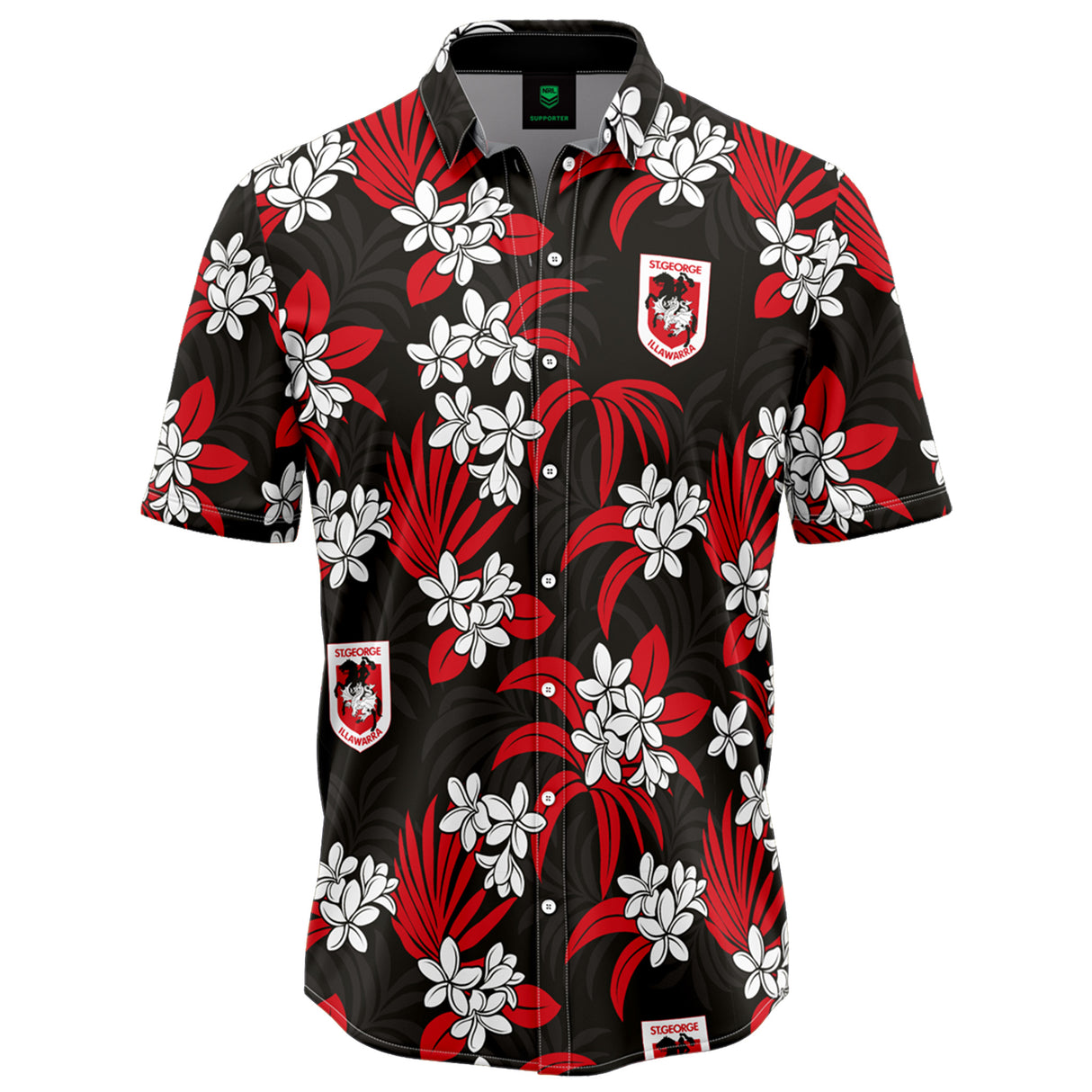 NRL Dragons 'Reef' Hawaiian Shirt