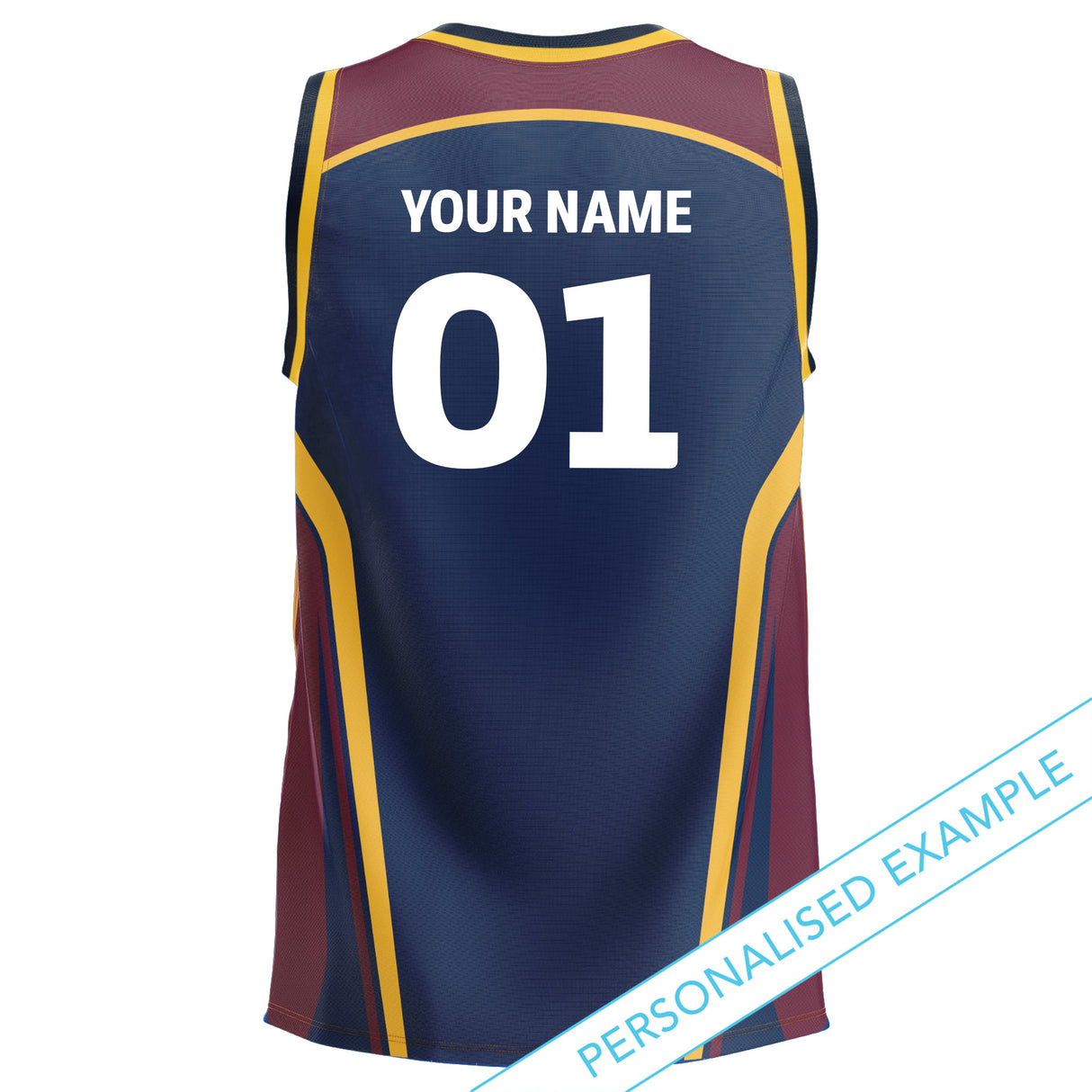 NZ Highlanders 'Hoops' Basketball Singlet - Youth