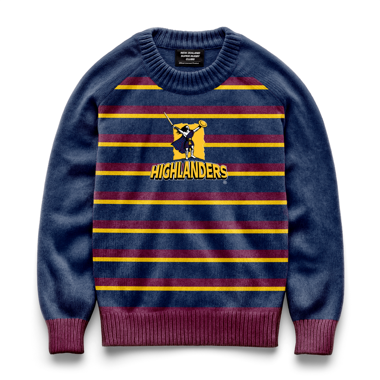 NZ Highlanders Kids 'Crossbar' Knitted Jumper