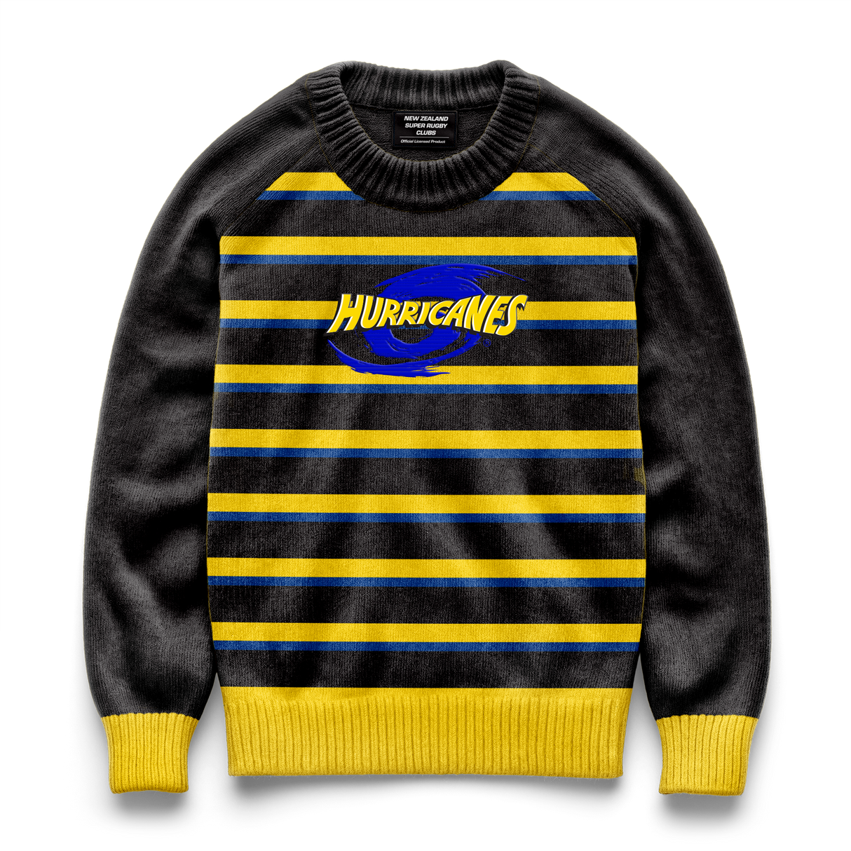 NZ Hurricanes Kids 'Crossbar' Knitted Jumper