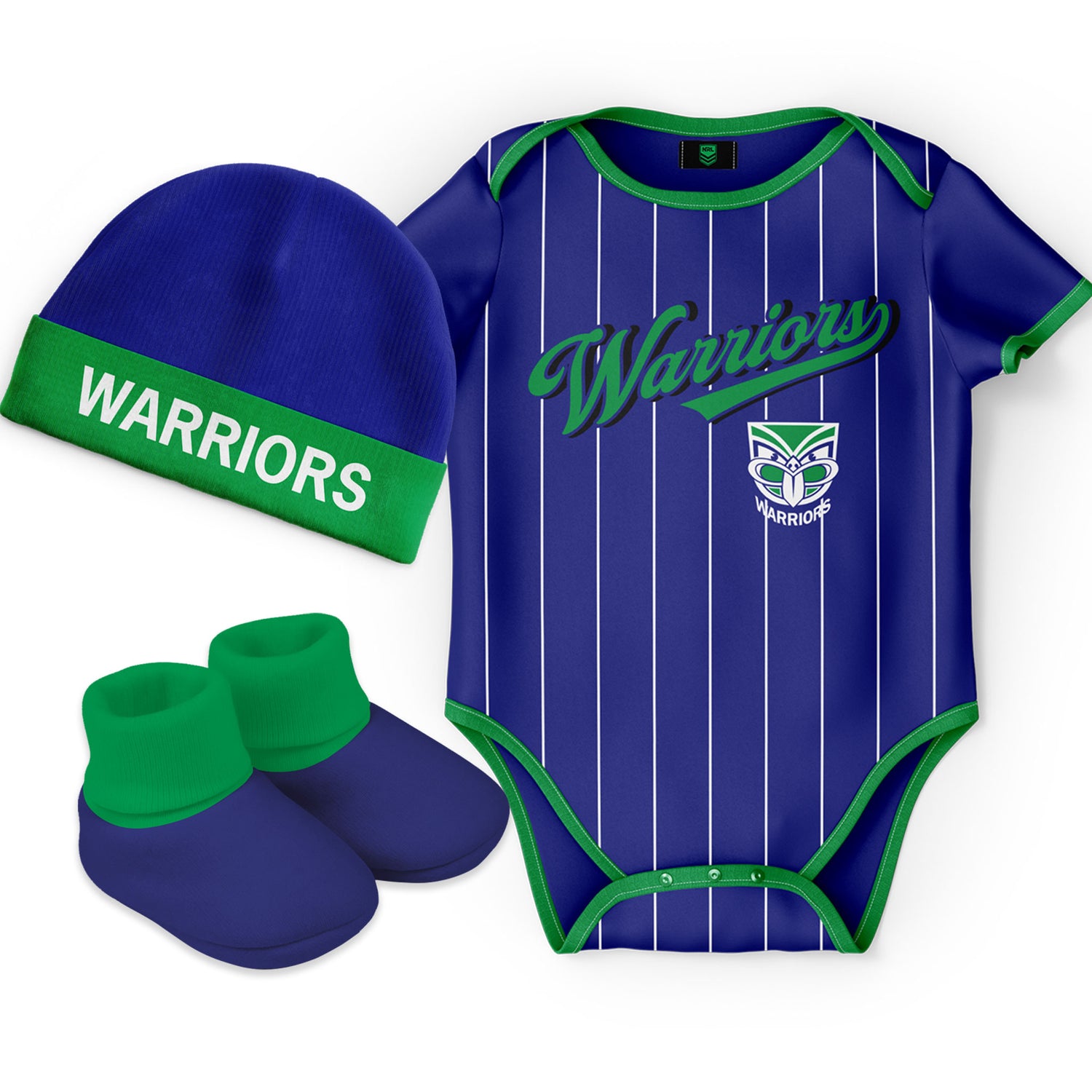 NRL Warriors 'Lullaby' 3pc Gift Set