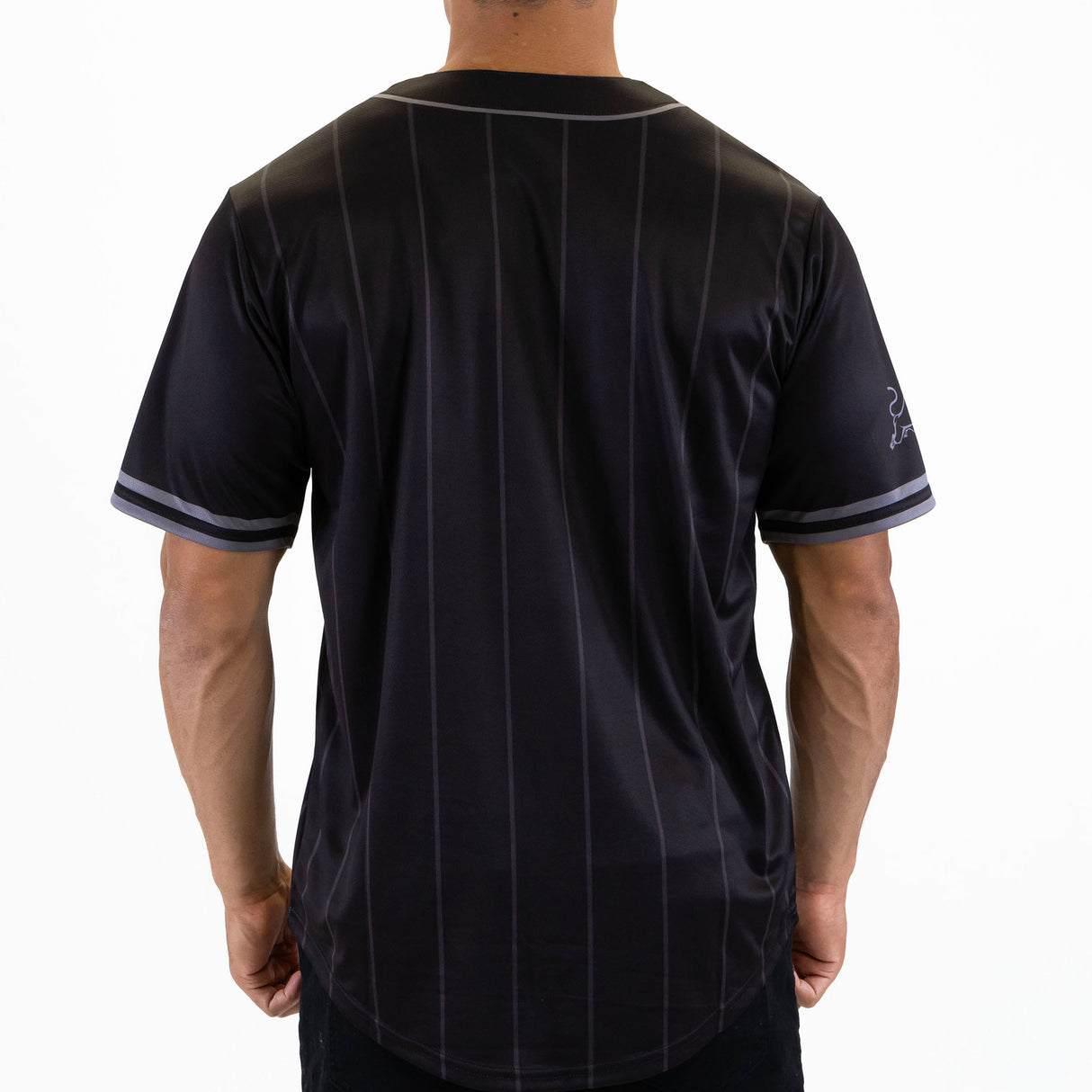 NRL Panthers Blackout Baseball Shirt - Adult