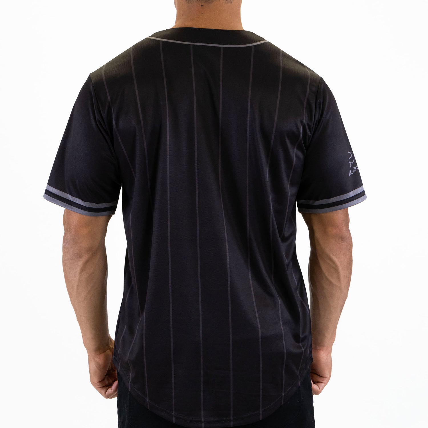 NRL Panthers Blackout Baseball Shirt - Adult