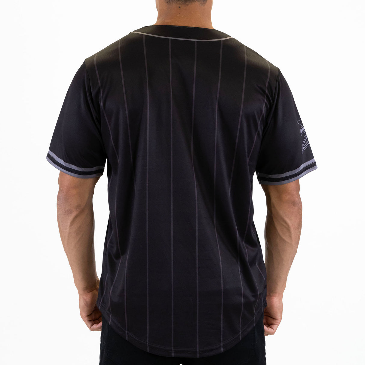 NRL Roosters Blackout Baseball Shirt - Adult
