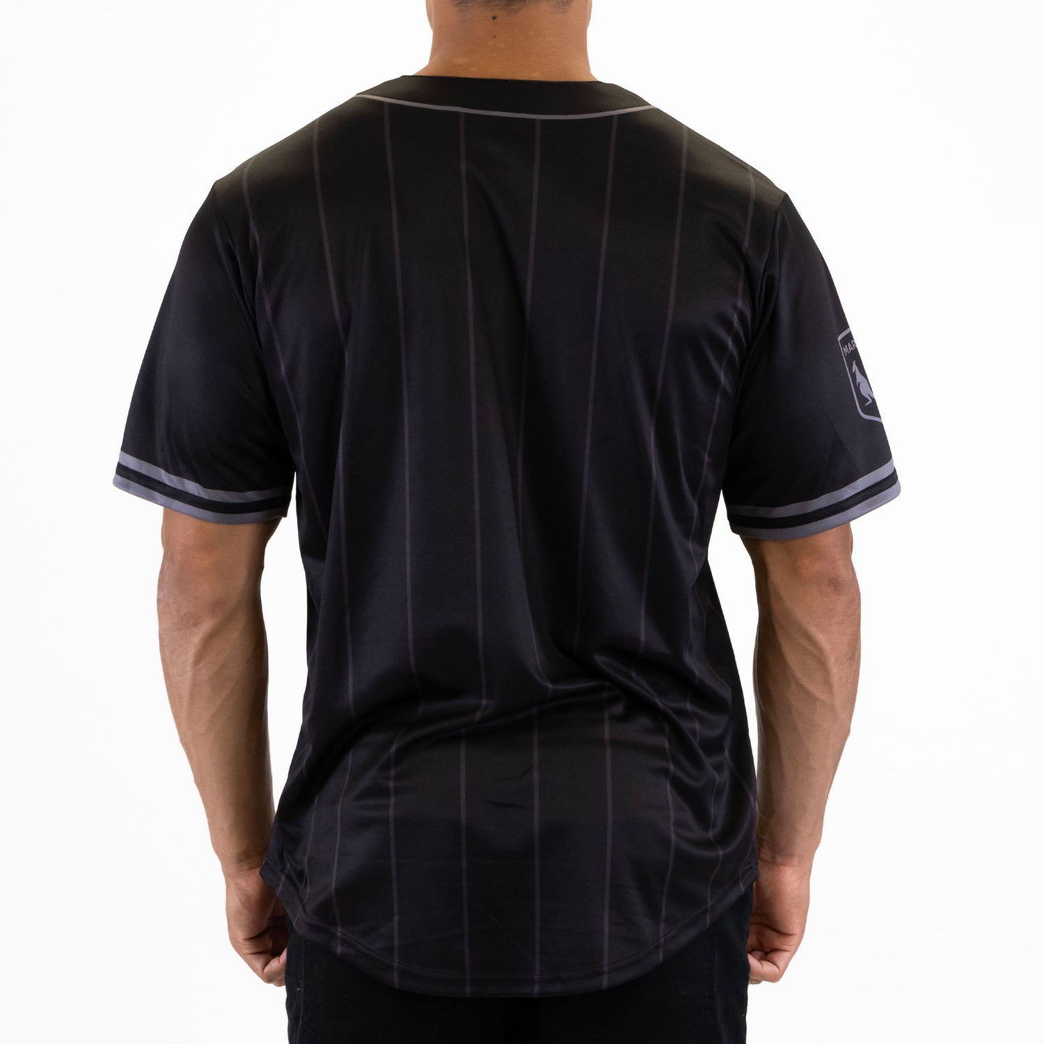 QLD Maroons Blackout Baseball Shirt - Adult