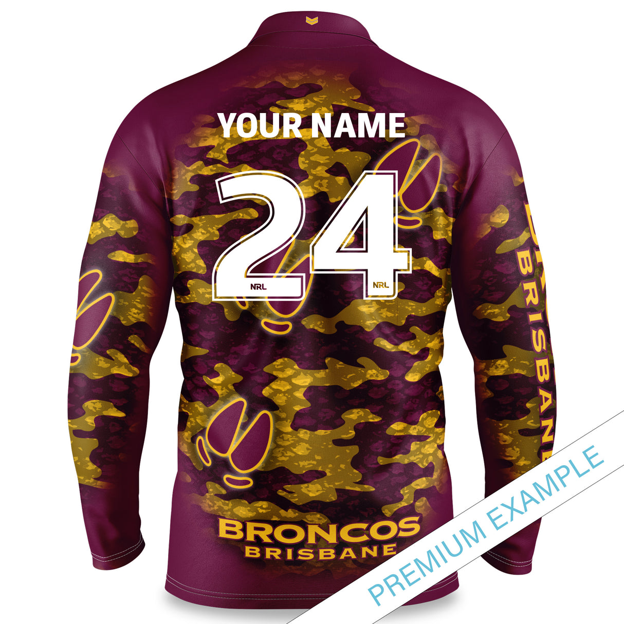 NRL Broncos "Razorback" Shirts - Adult