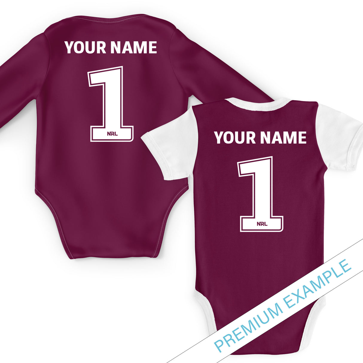 NRL Sea Eagles Infant 2pc Gift Set