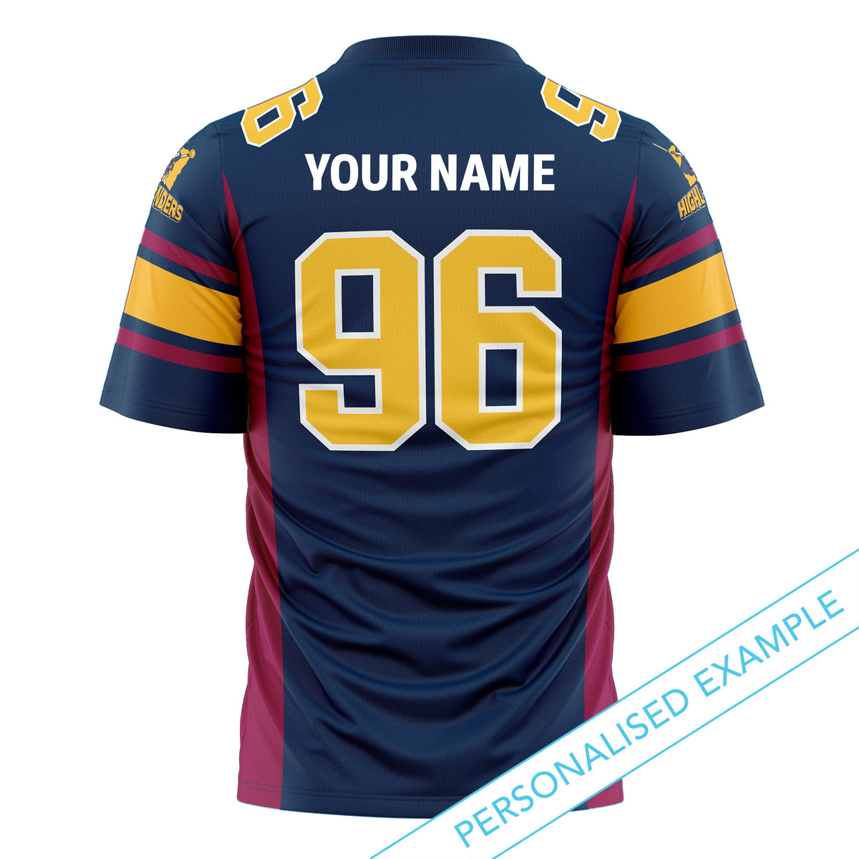 NZ Highlanders 'Touchdown' NFL Supporter Jersey