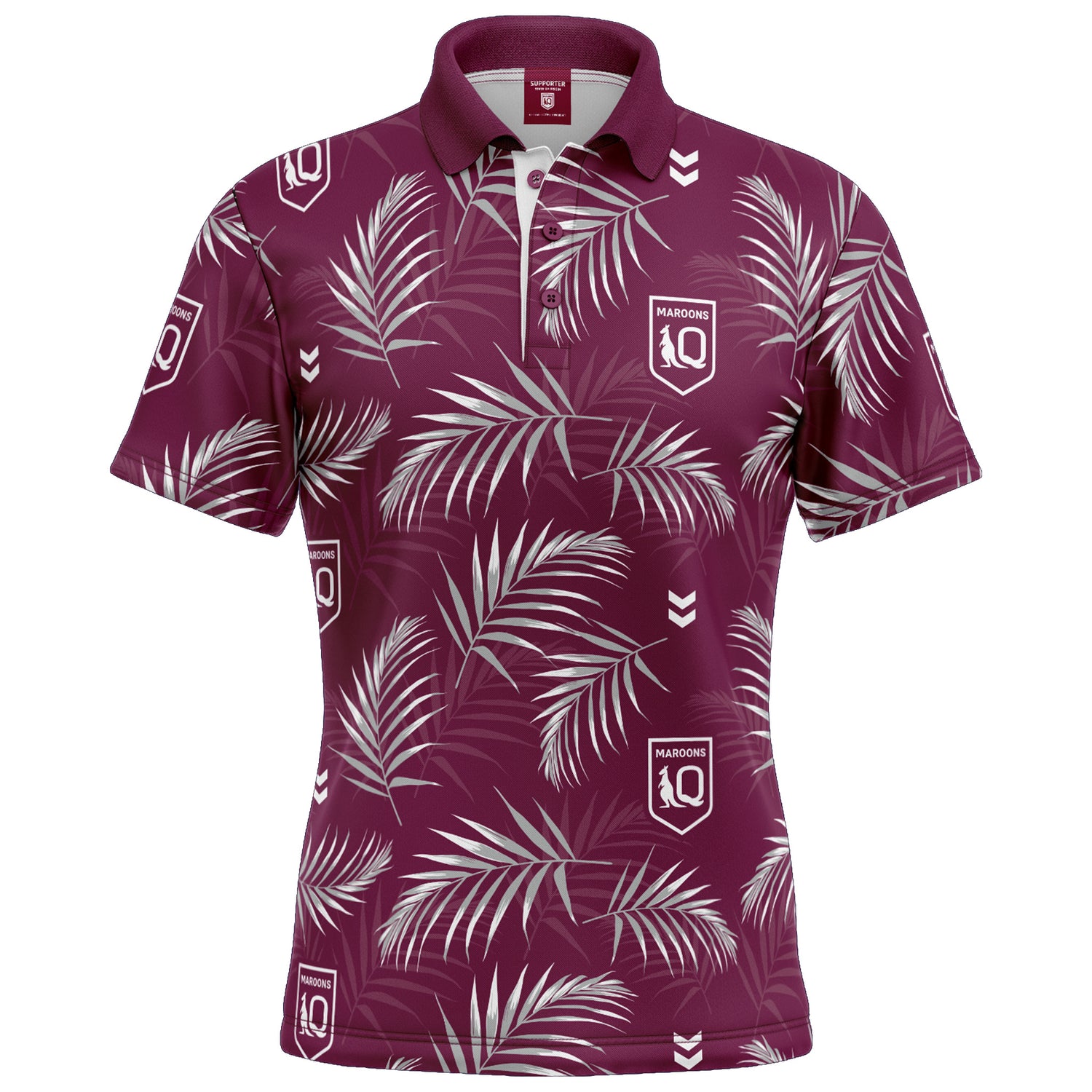QLD Maroons 'Palm Beach' Golf Polo