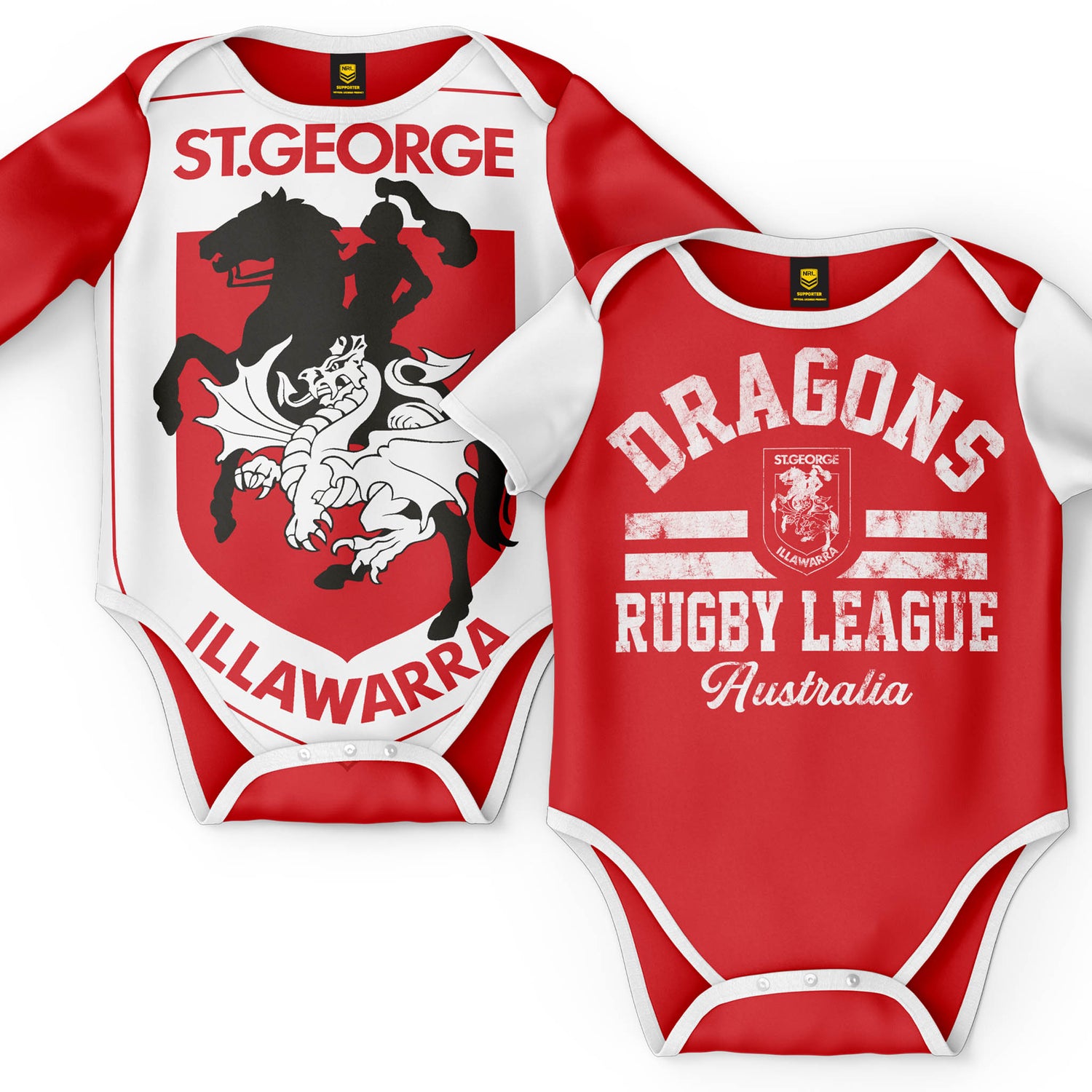 NRL Dragons Infant 2pc Gift Set