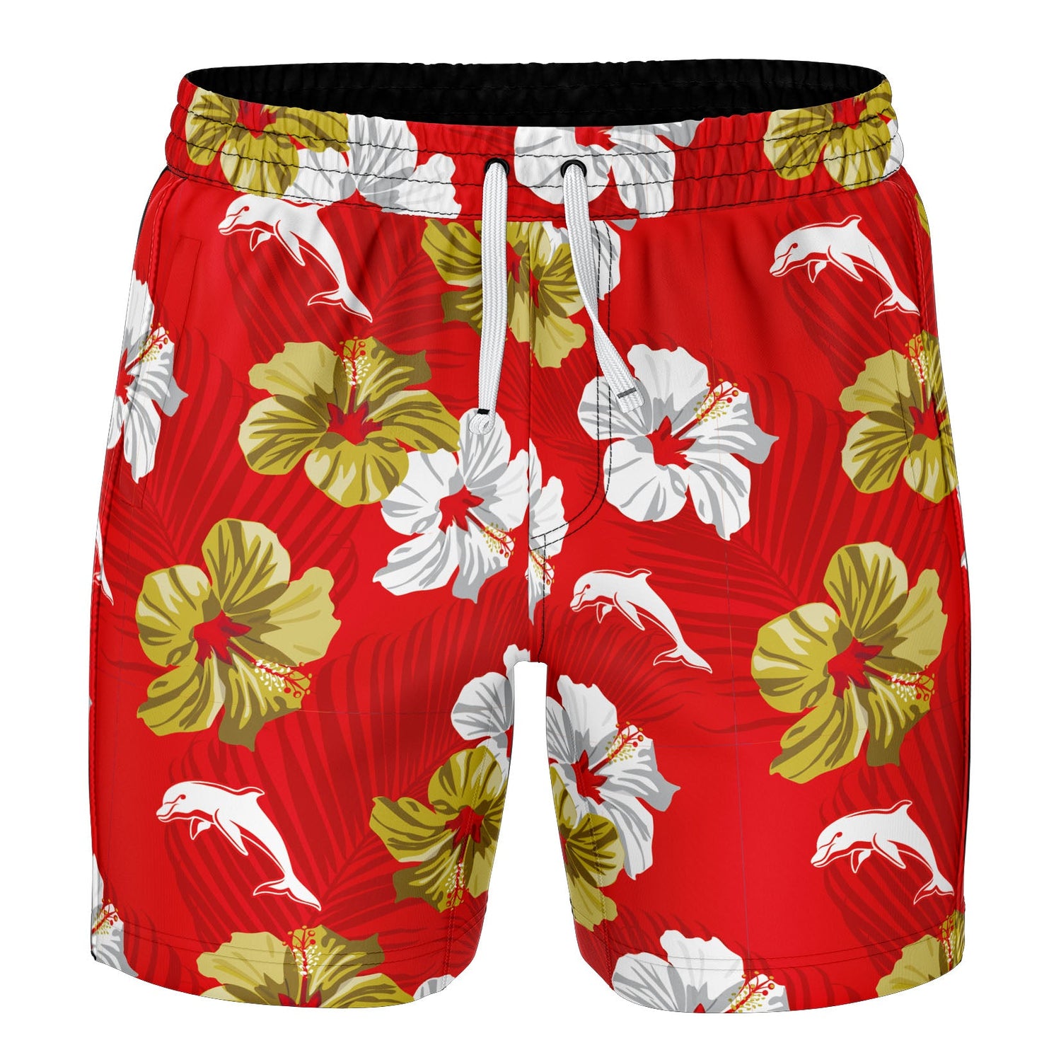 NRL Dolphins 'Aloha' Volley Swim Shorts