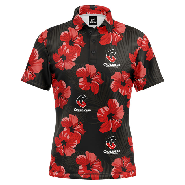 NZ Crusaders 'Aloha' Golf Polo