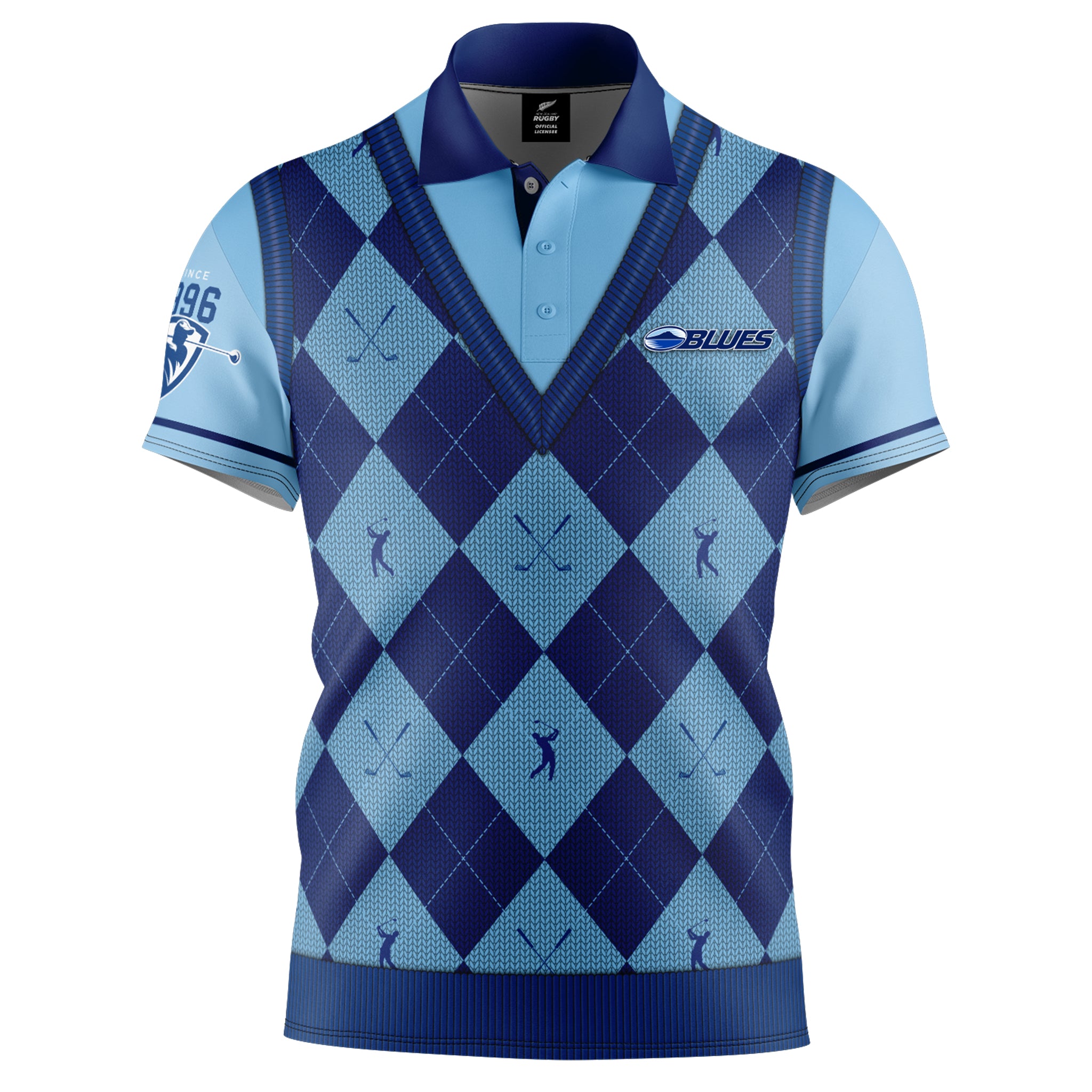 NZ Blues 'Fairway' Golf Polo Ashtabula NZ