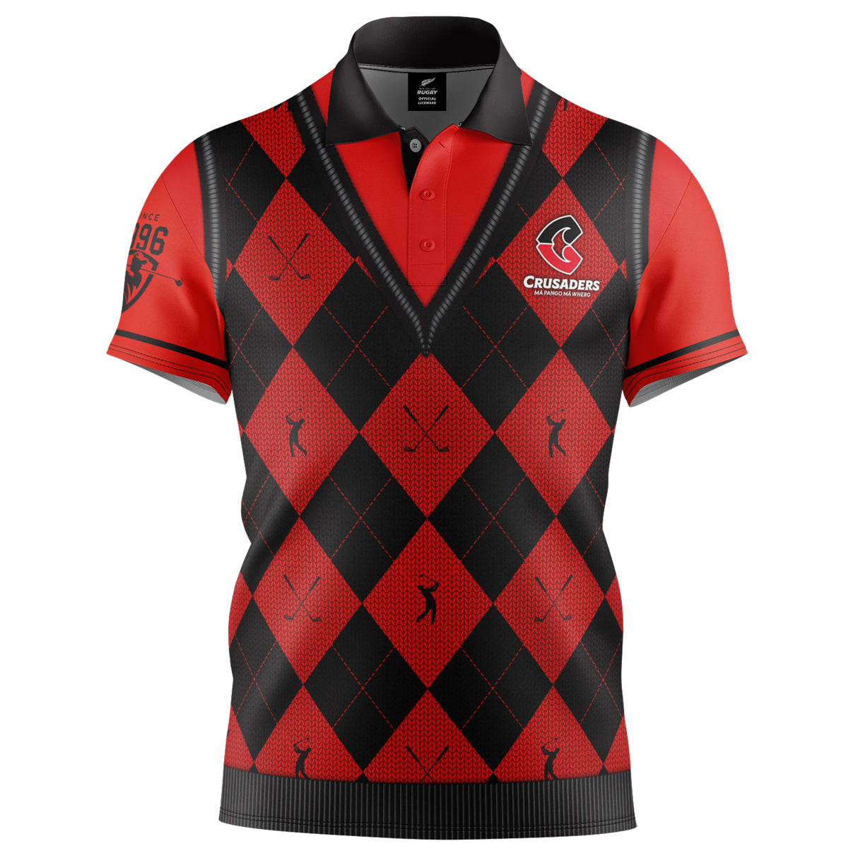 NZ Crusaders 'Fairway' Golf Polo