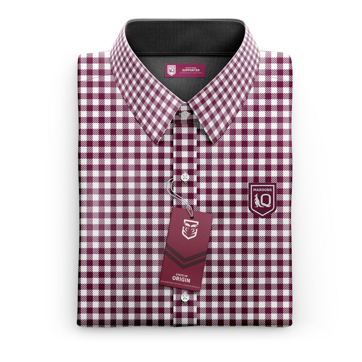 QLD Maroons 'Wynyard' Dress Shirt