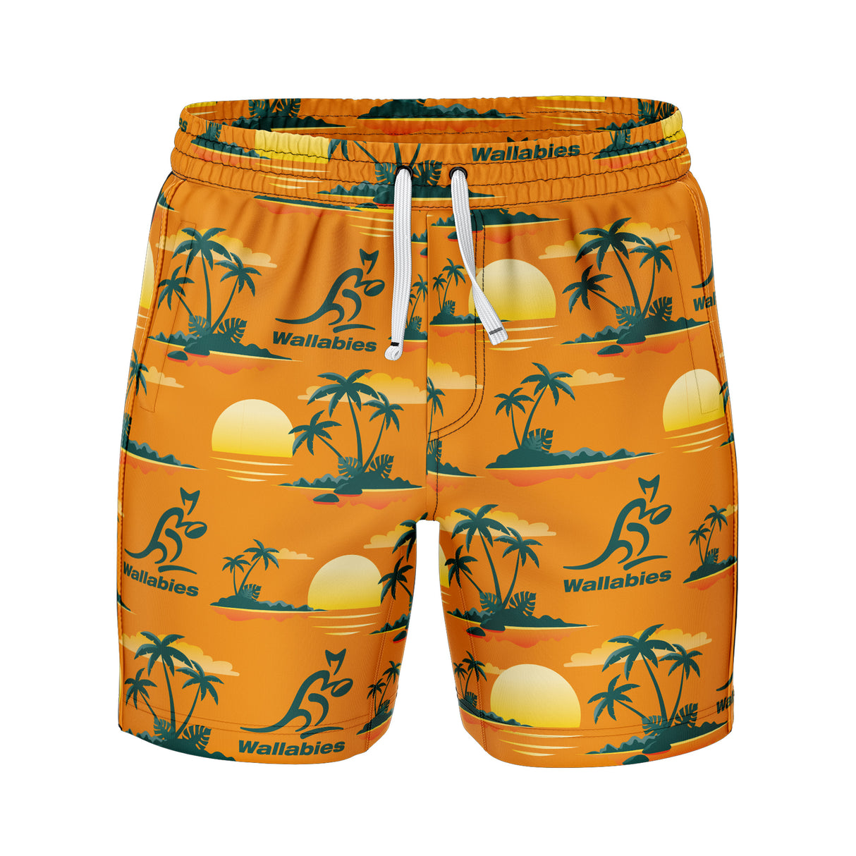 Wallabies 'Paradise' Volley Swim Shorts