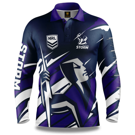 NRL Storm 'Ignition' Fishing Shirt - Adult