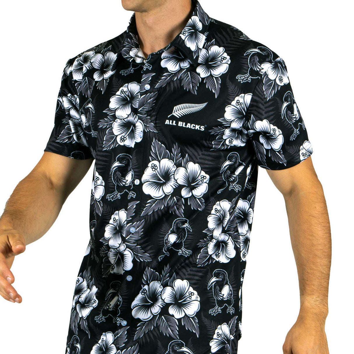 All Blacks 'Nelson' Hawaiian Shirt