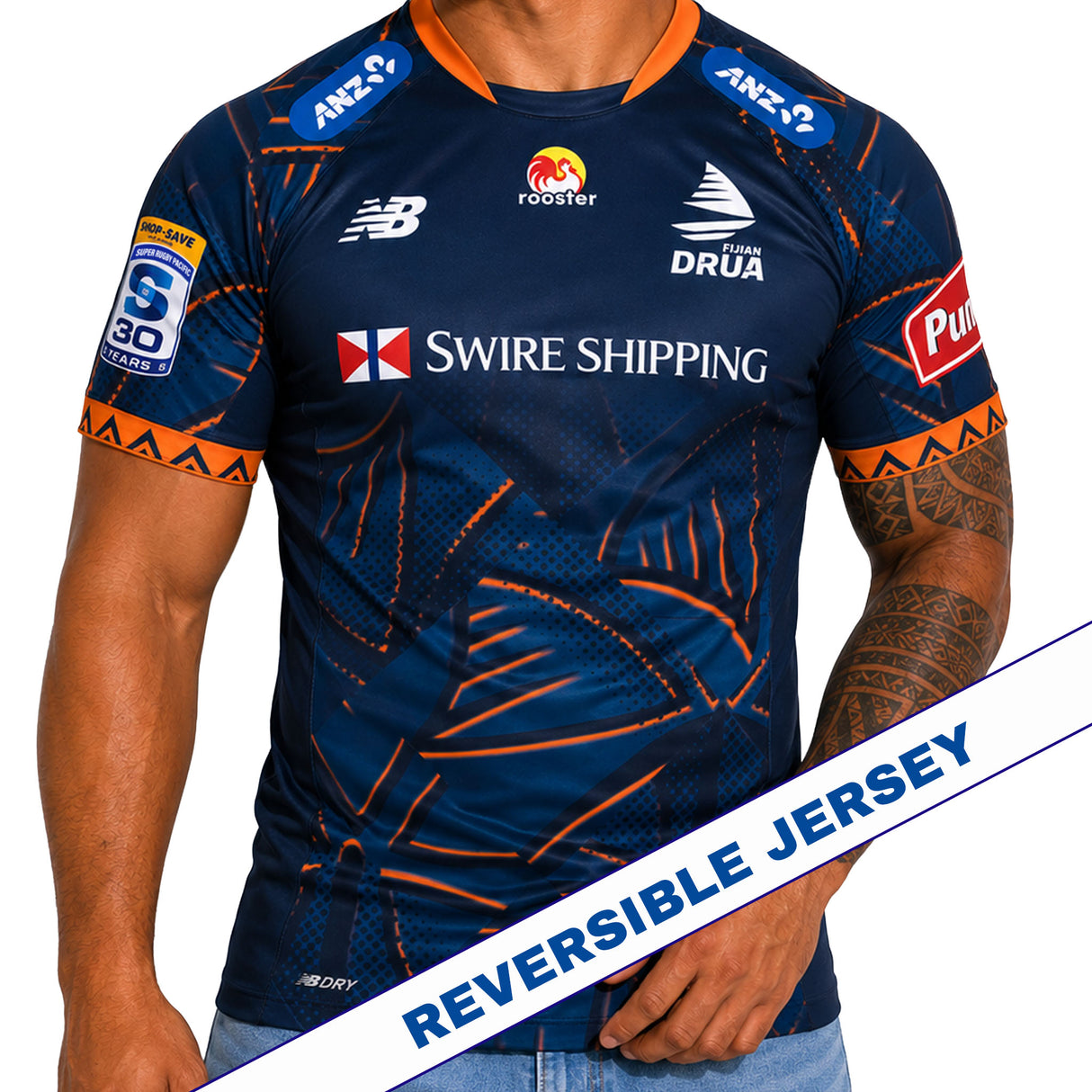 Fiji Drua Reversible Training Jersey