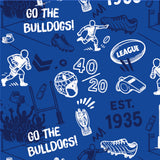 NRL Bulldogs 'Scrambler' Golf Polo