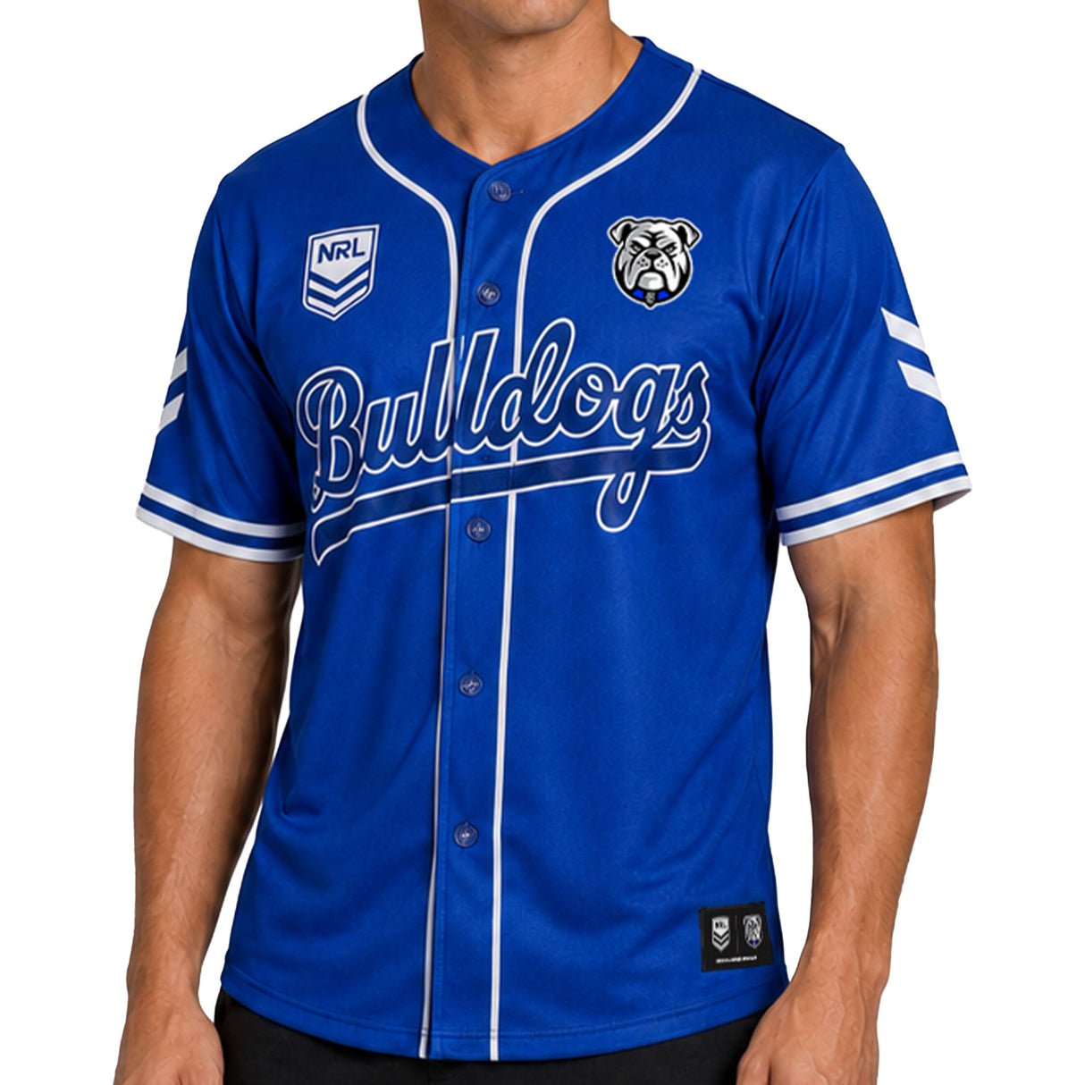 NRL Bulldogs 'Homer' Baseball Shirt