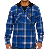 NRL Bulldogs 'Highland' Hooded Flannel Shirt
