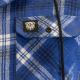 NRL Bulldogs 'Highland' Hooded Flannel Shirt