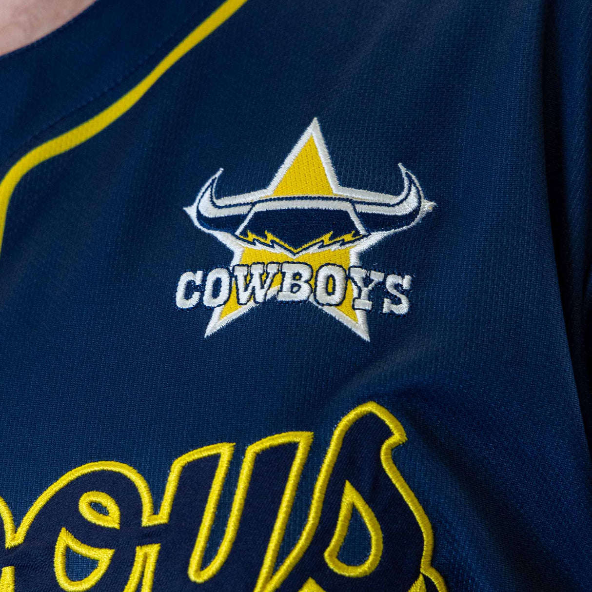 NRL Cowboys 'Homer' Baseball Shirt