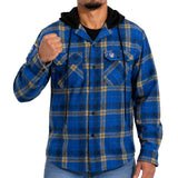 NRL Eels 'Highland' Hooded Flannel Shirt