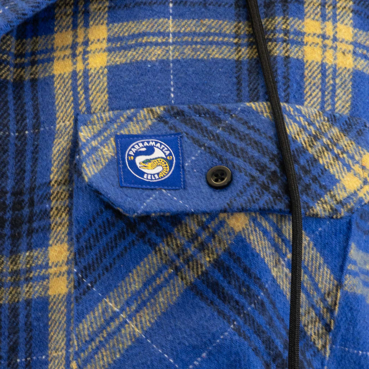 NRL Eels 'Highland' Hooded Flannel Shirt