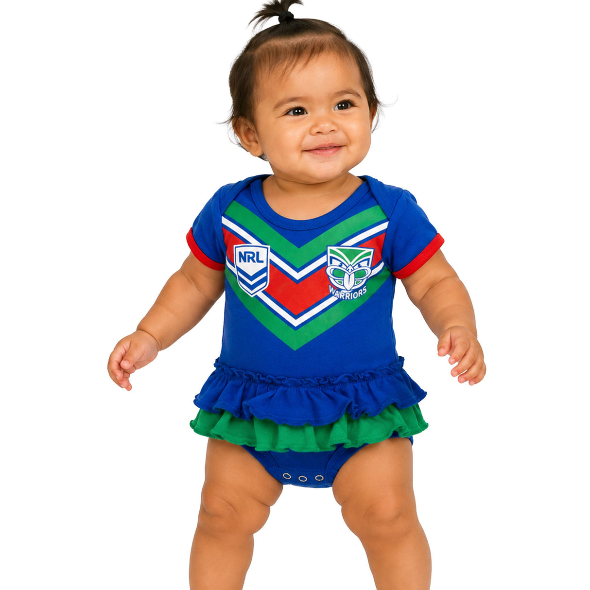 NRL Warriors Girls Footysuit