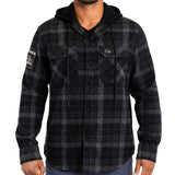 NRL Panthers 'Highland' Hooded Flannel Shirt