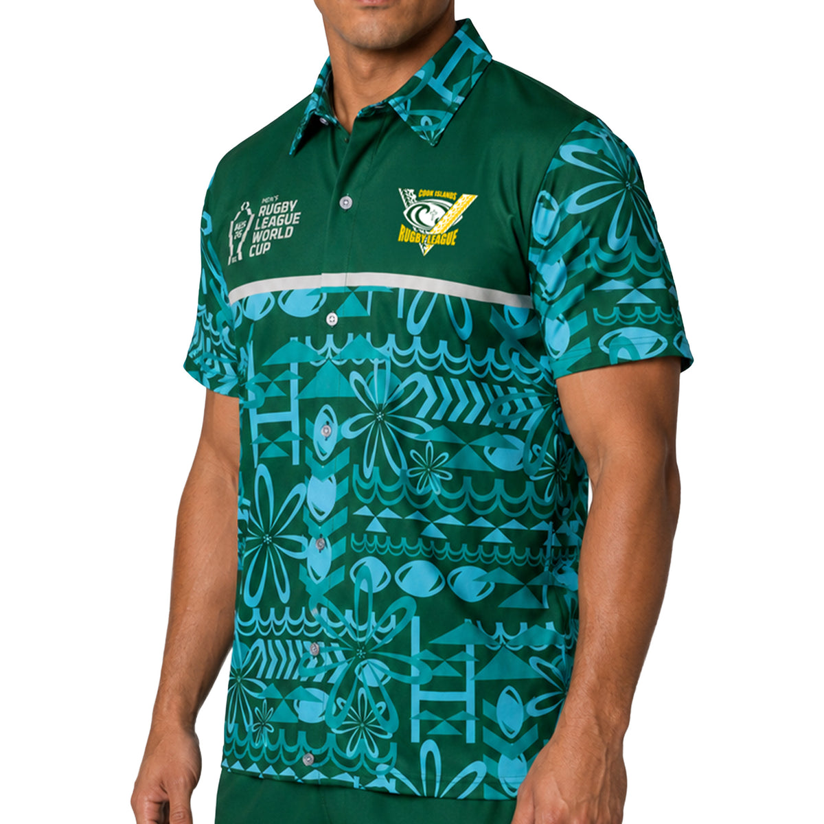 RLWC26 Cook Islands Official Team Party Shirt